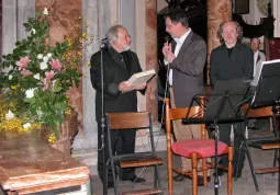 Jeffrey Silberschlag salutato dall'assessore Marco Gallo e da Antonello Lerda